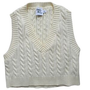 Princess Polly Ivory Knit Vest
